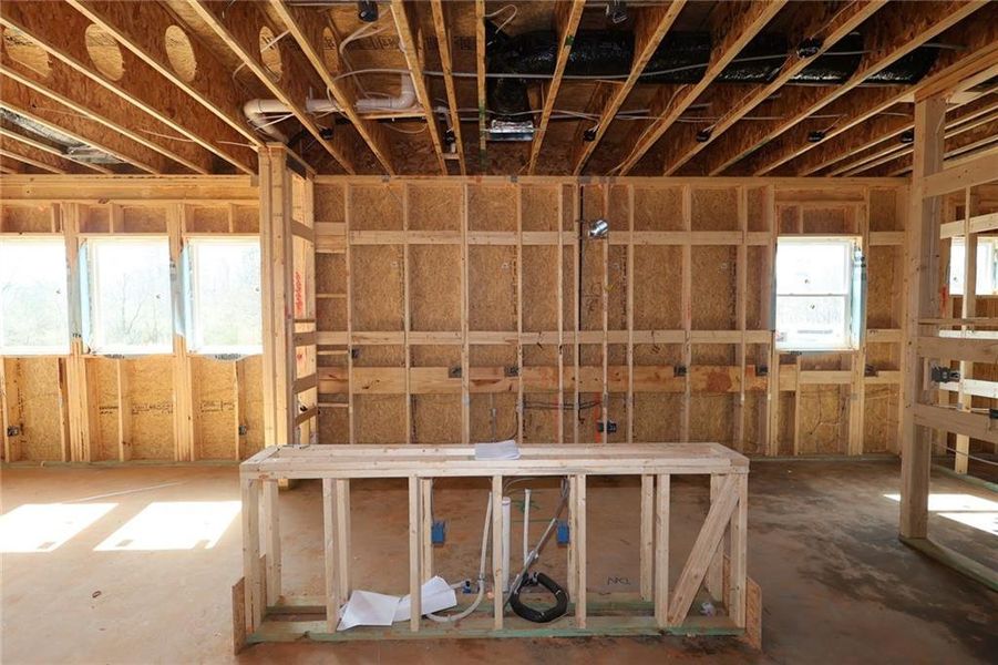 In-progress construction of a new home in Meadow Brook Farms, Cumming, GA (Image 8).