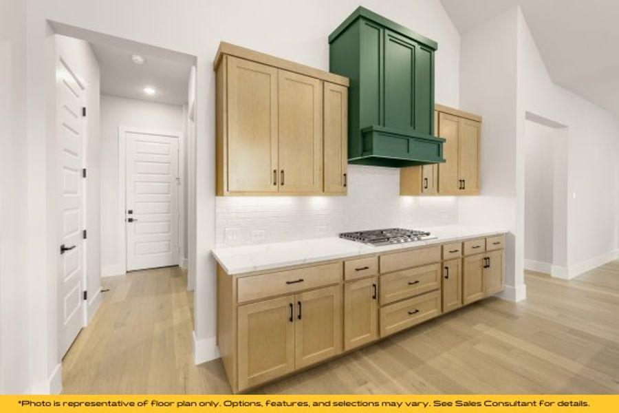 Representative furnished interior of a home built from the Taos by Stonefield Homes in Heath Golf and Yacht Club, Rockwall (Image 37).