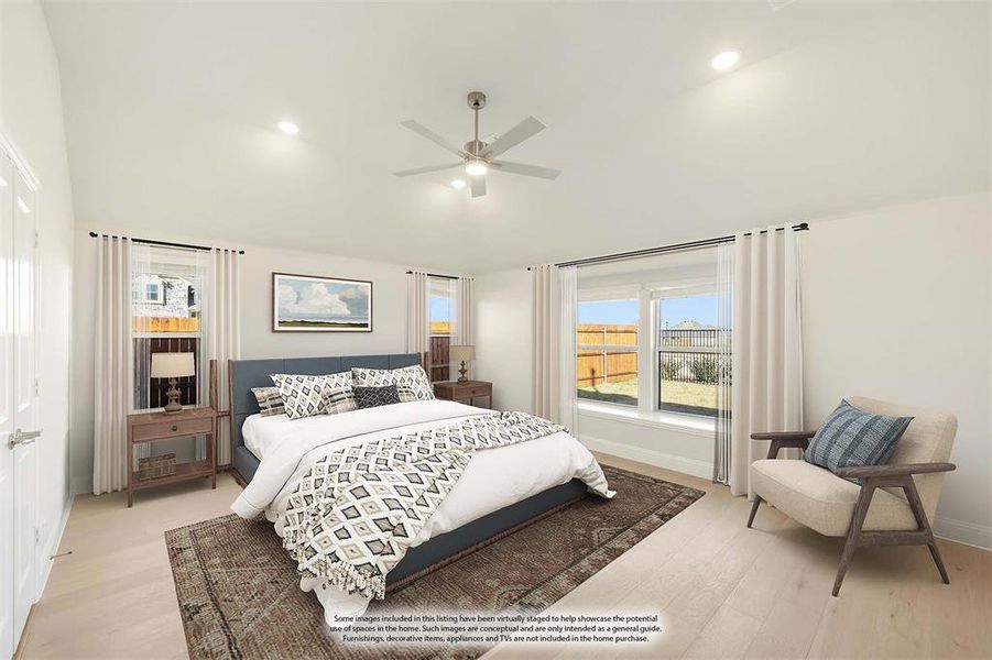 Furnished interior view inside a new home in Timberbrook, Justin (Image 10).
