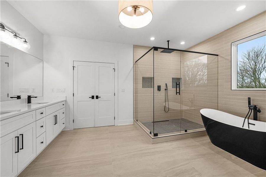 Furnished interior view inside a new home in , Hoschton (Image 15).