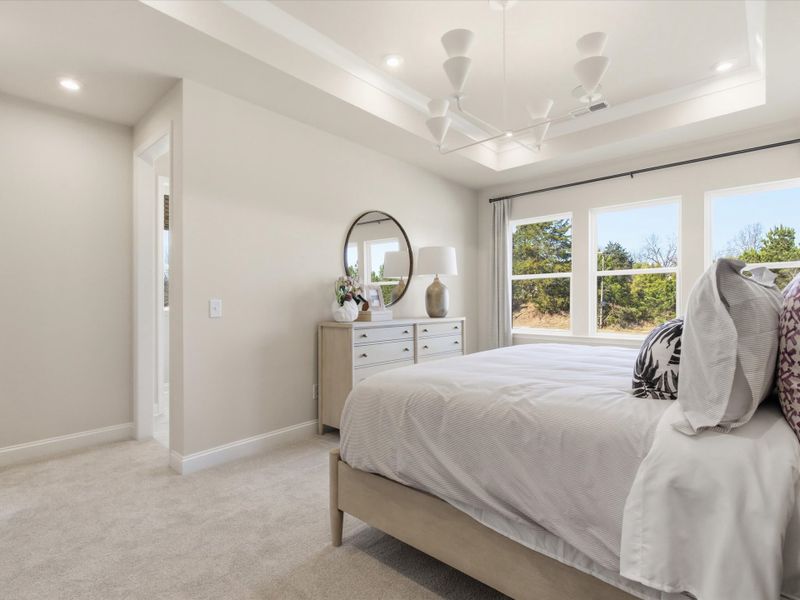 Representative furnished interior of a home built from the York by Tri Pointe Homes in Southbridge, Fort Mill (Image 20).