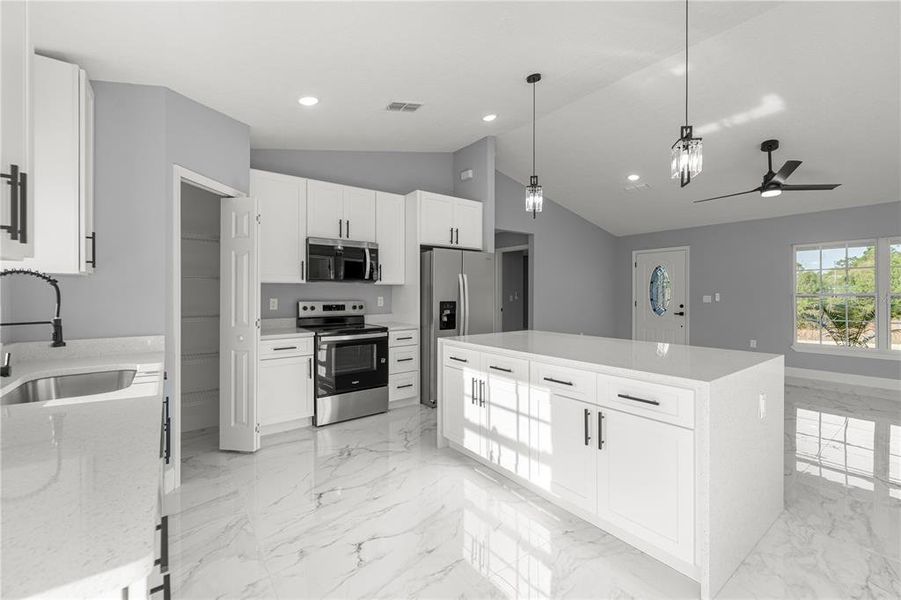Furnished interior view inside a new home in , Ocala (Image 7).