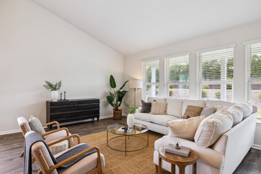 Representative furnished interior of a home built from the Juniper by Beazer Homes in The Groves of Berkeley, Moncks Corner (Image 5).