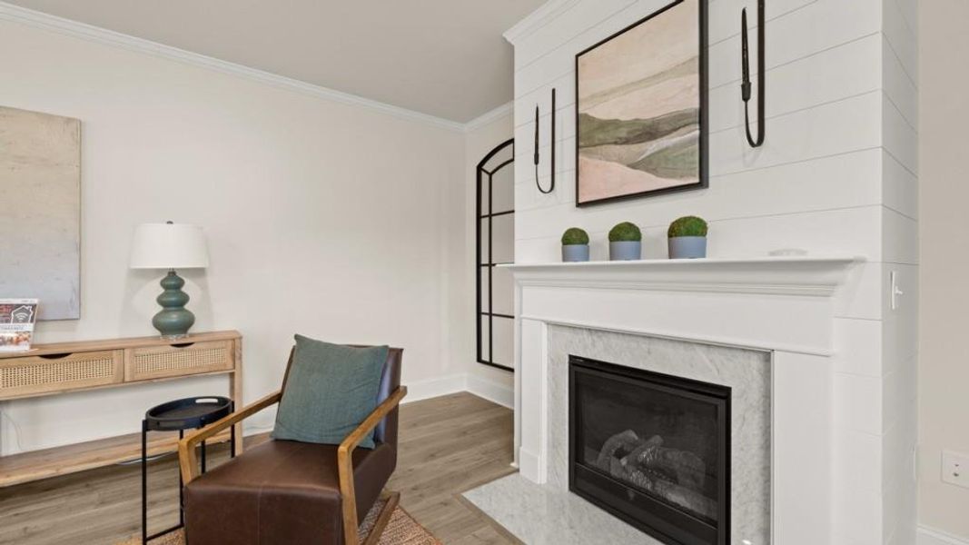 Furnished interior view inside a new home in Thalley Creek Estates, Cumming (Image 50).