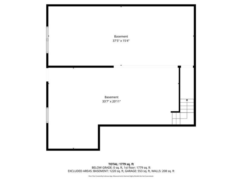 2D floor plan layout of this home in , Ball Ground, GA (Image 5).