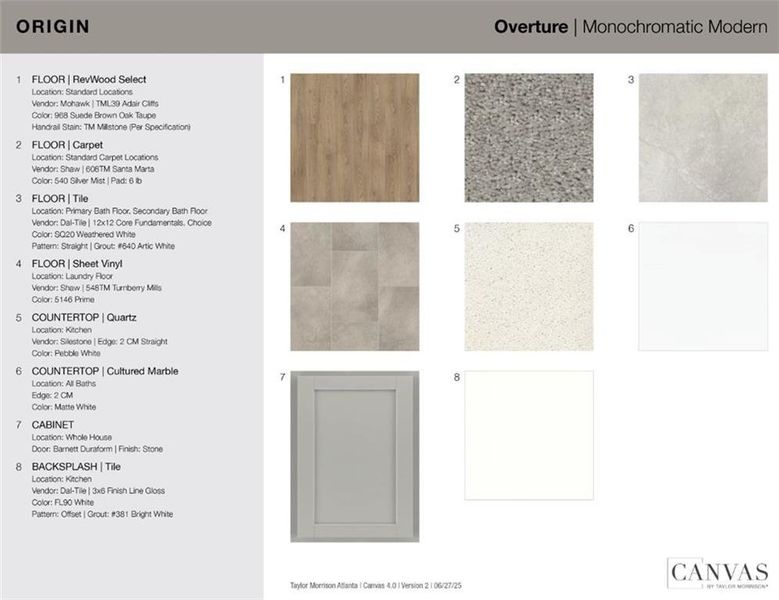 Sample of building materials used in homes in Windance Lake, Loganville (Image 28).
