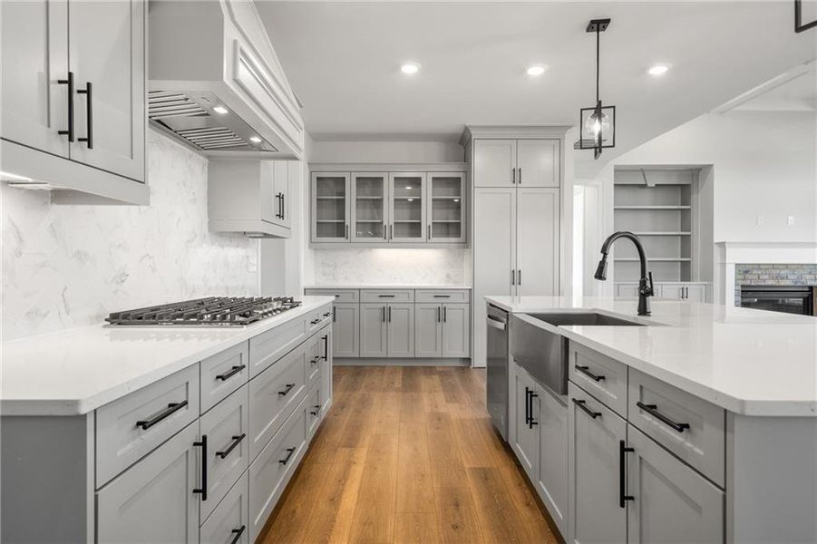 Furnished interior view inside a new home in Yellowstone Farms, Cumming (Image 17).