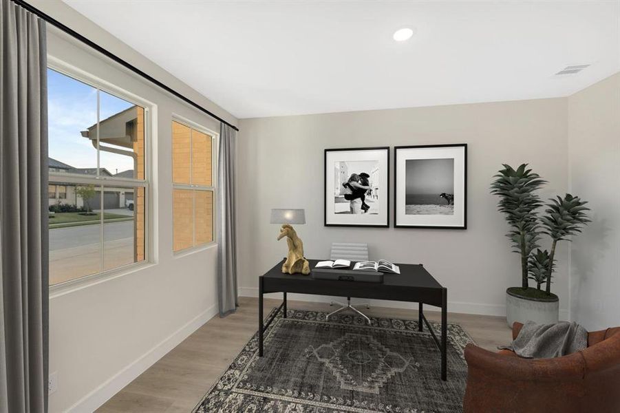 Furnished interior view inside a new home in Elevon, Lavon (Image 10).