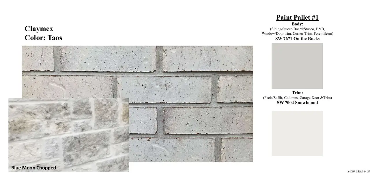Sample of building materials used in homes in The Parklands, Schertz (Image 4). Sample of building materials used in homes in The Parklands, Schertz (Image 4).