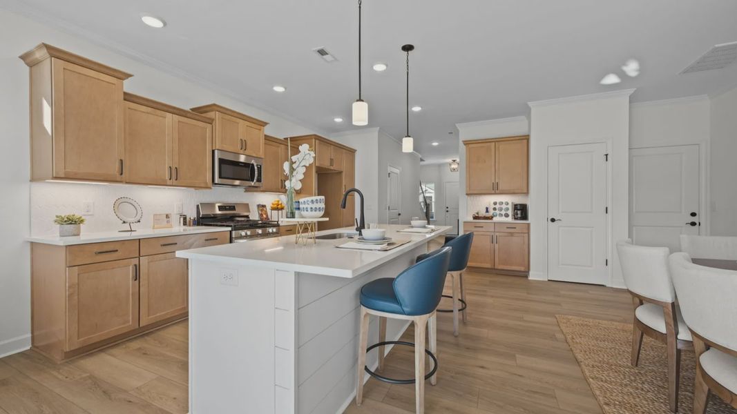 Furnished interior view inside a new home in Village at Maple Leaf Farm, King (Image 15).