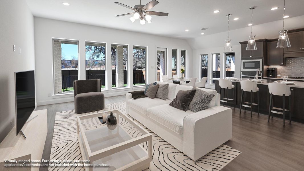 Furnished interior view inside a new home in Juniper Springs, Lockhart (Image 7).