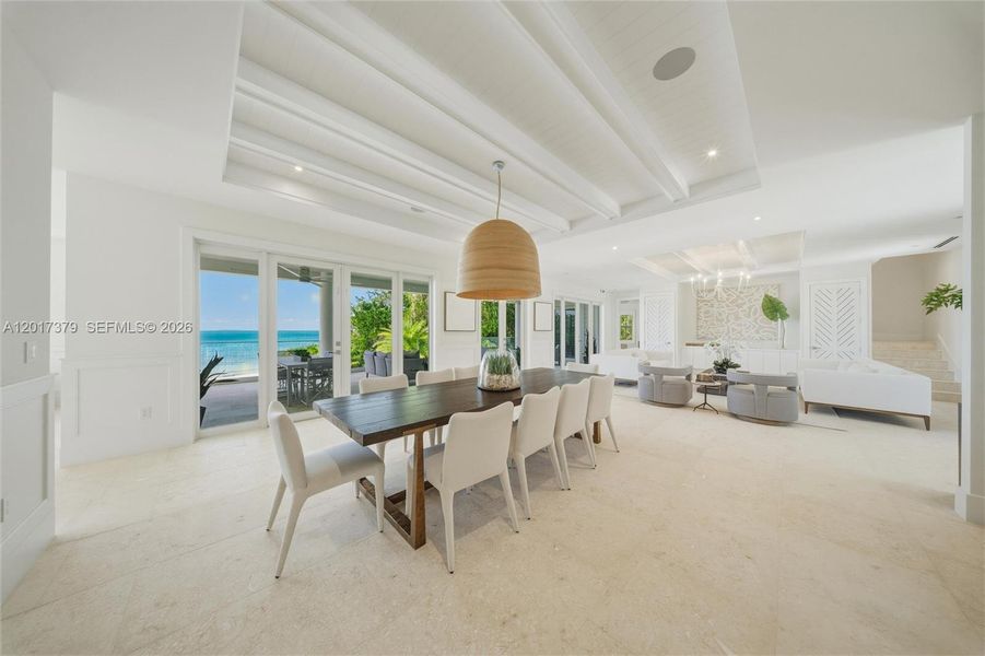 Furnished interior view inside a new home in , Islamorada, Village of Islands (Image 15).