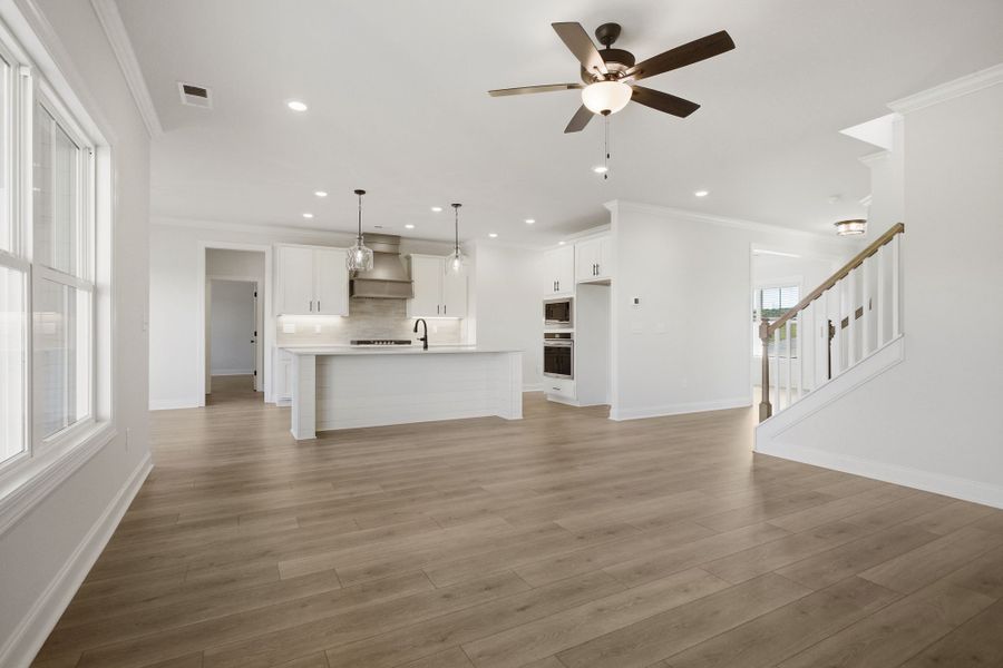 Spacious, unfurnished interior of a new home in Cherokee Knoll, Williamston (Image 14).