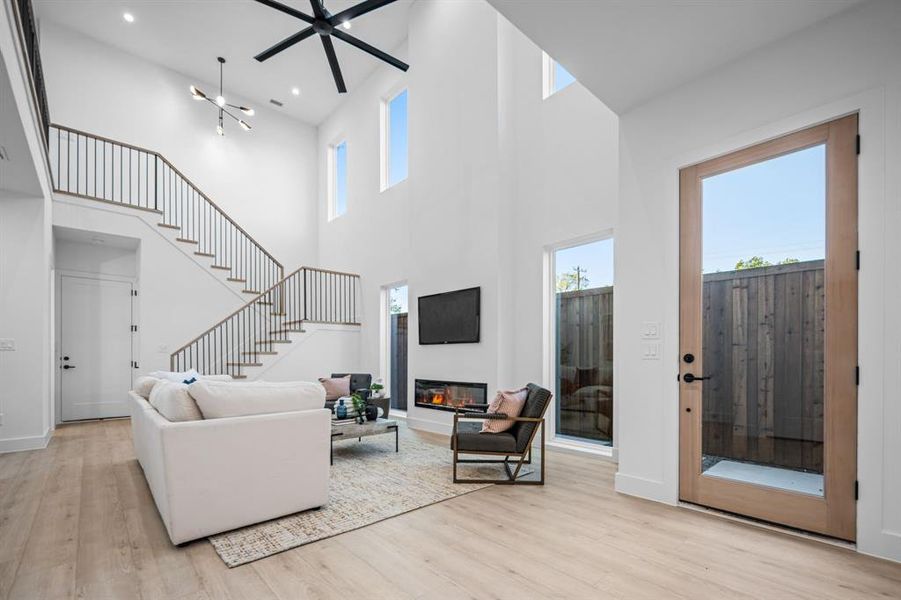 Furnished interior view inside a new home in , Dallas (Image 22).
