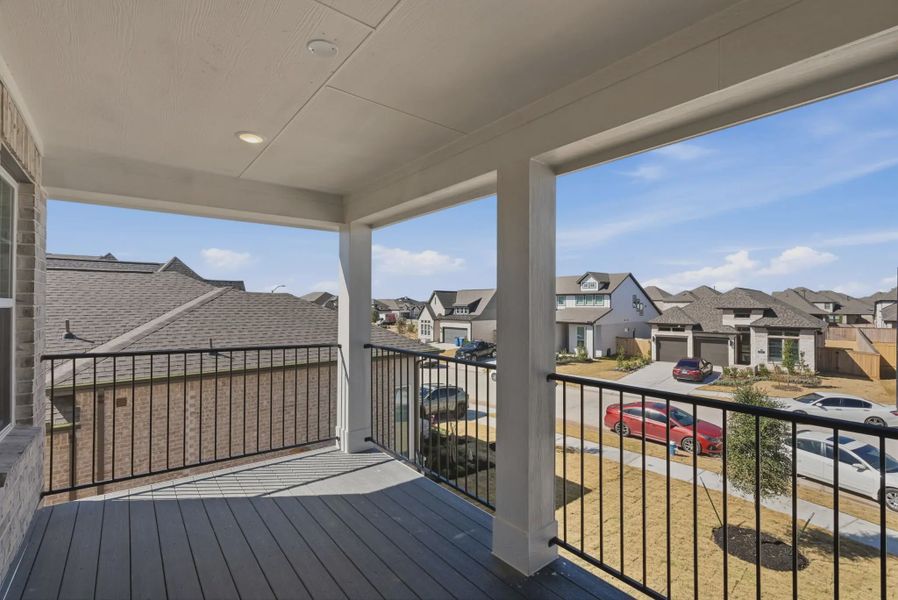 Representative exterior details of a home built from the Emma by Chesmar Homes in Bridgeland, Elgin (Image 3).