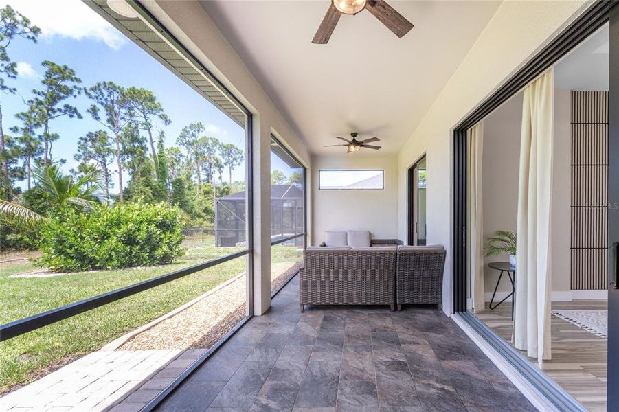 Exterior details and patio area of a home in , Rotonda West (Image 38).