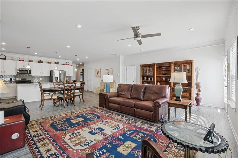Furnished interior view inside a new home in , Cartersville (Image 35).