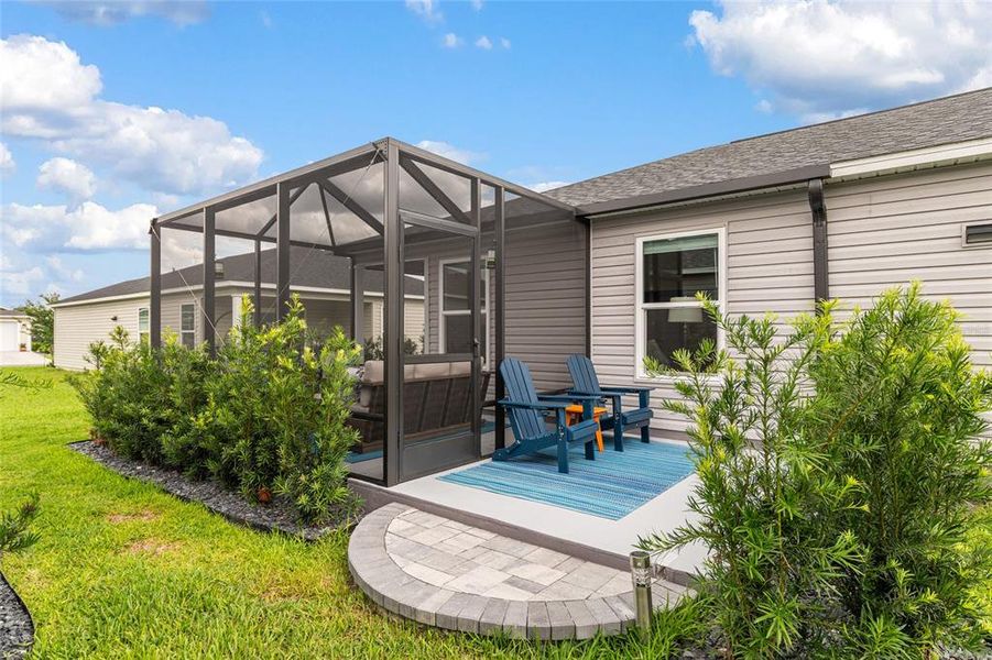 Exterior details and patio area of a home in , The Villages (Image 34).