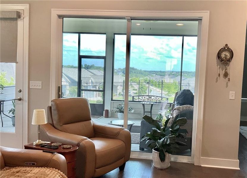 Furnished interior view inside a new home in The Retreat at Sterling on the Lake 48', Flowery Branch (Image 30).