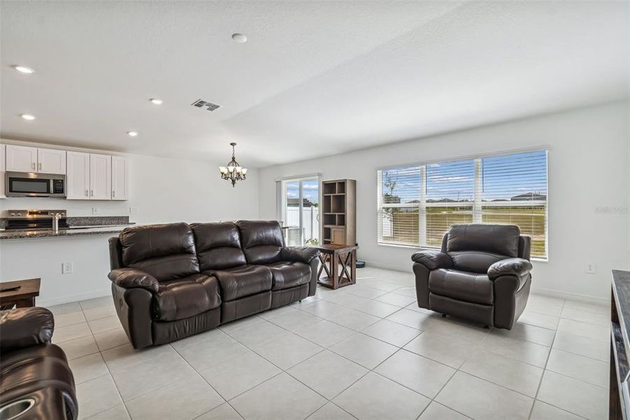 Furnished interior view inside a new home in Wind Meadows South, Bartow (Image 24).