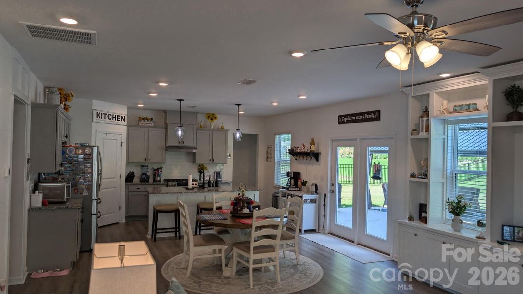 Furnished interior view inside a new home in Sanders Ridge, Troutman (Image 10).