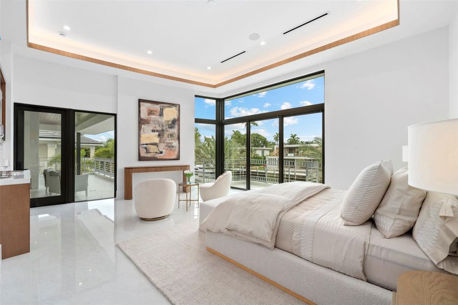 Furnished interior view inside a new home in , Fort Lauderdale (Image 75).