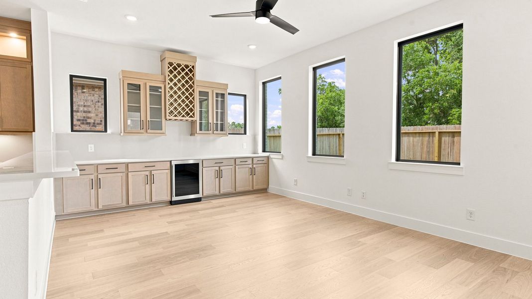 Furnished interior view inside a new home in Friendswood Trails 70' Homesites, Friendswood (Image 13).