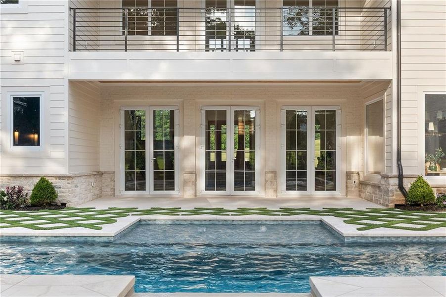 Exterior details and patio area of a home in , Canton (Image 49).