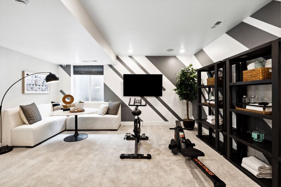 Furnished interior view inside a new home in Sterling Ranch Ascent Village, Littleton (Image 36).