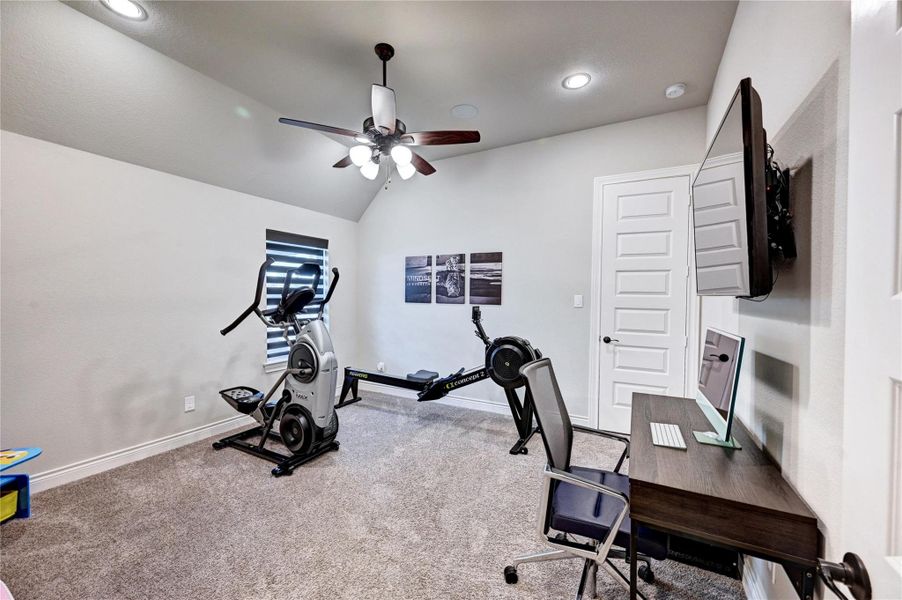 Furnished interior view inside a new home in Artavia 70′, Conroe (Image 13).