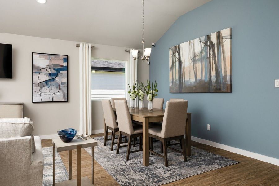 Representative furnished interior of a home built from the Duranta by Hakes Brothers in The Heights at Riverbend II, Brownsville (Image 34).