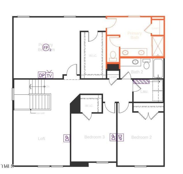 Second Floor Floorplan