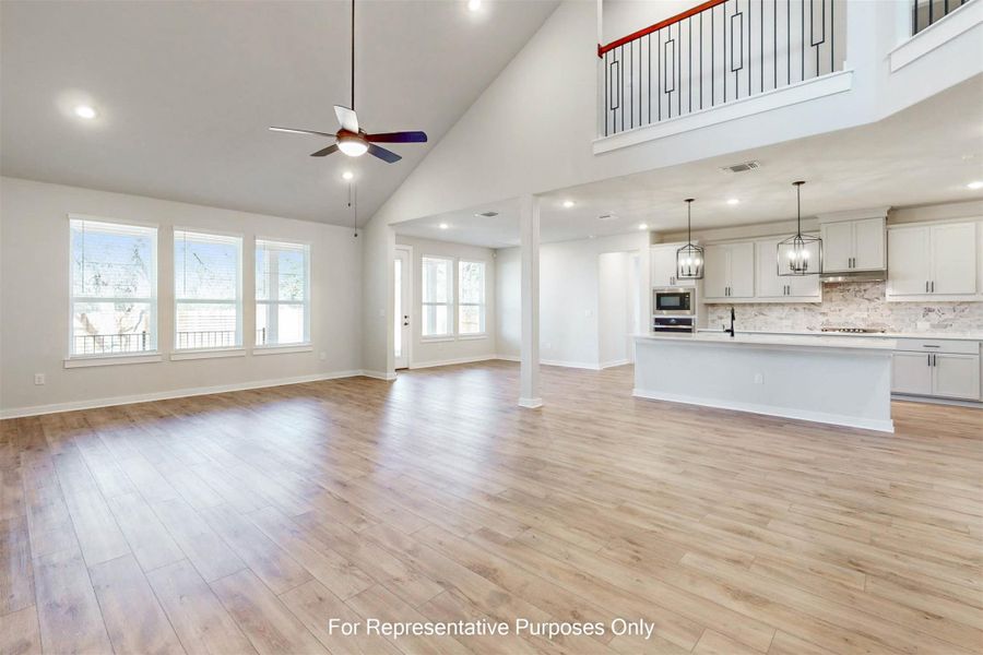 Spacious, unfurnished interior of a new home in Barksdale, Leander (Image 6).