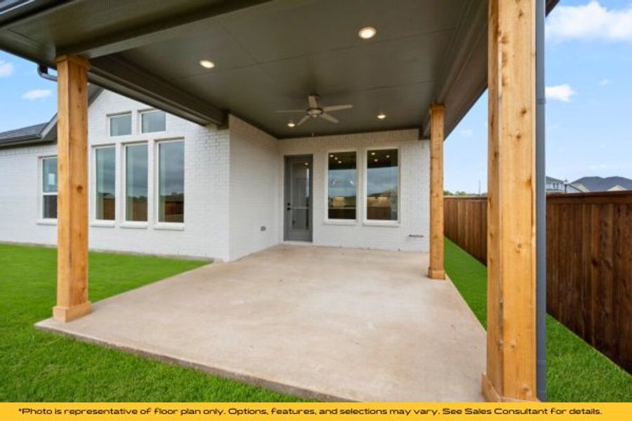 Representative exterior details of a home built from the Tahoe by Stonefield Homes in Heath Golf and Yacht Club, Rockwall (Image 4).