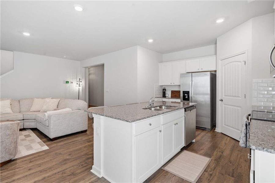 Furnished interior view inside a new home in , Dahlonega (Image 10). Furnished interior view inside a new home in , Dahlonega (Image 10).