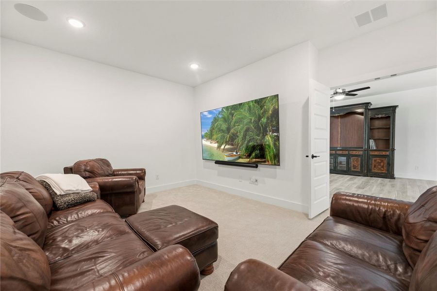 Furnished interior view inside a new home in Bridgeland, Cypress (Image 40).