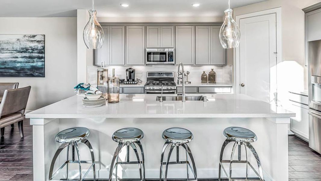 Furnished interior view inside a new home in Avalon at Cypress, Cypress (Image 6).