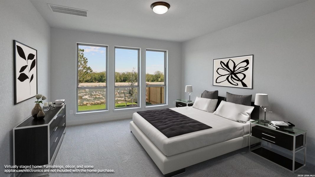Furnished interior view inside a new home in Haby Hill, San Antonio (Image 9).