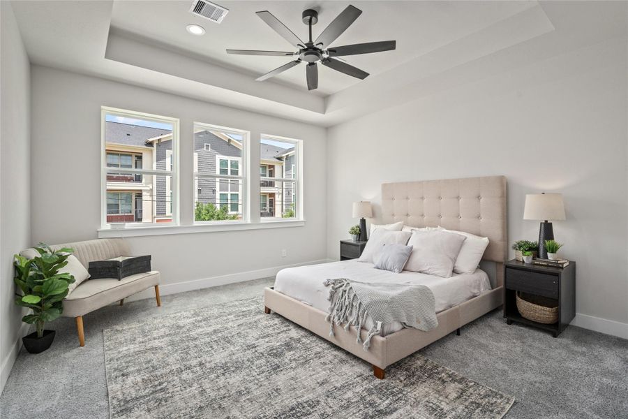 Furnished interior view inside a new home in , Houston (Image 15).