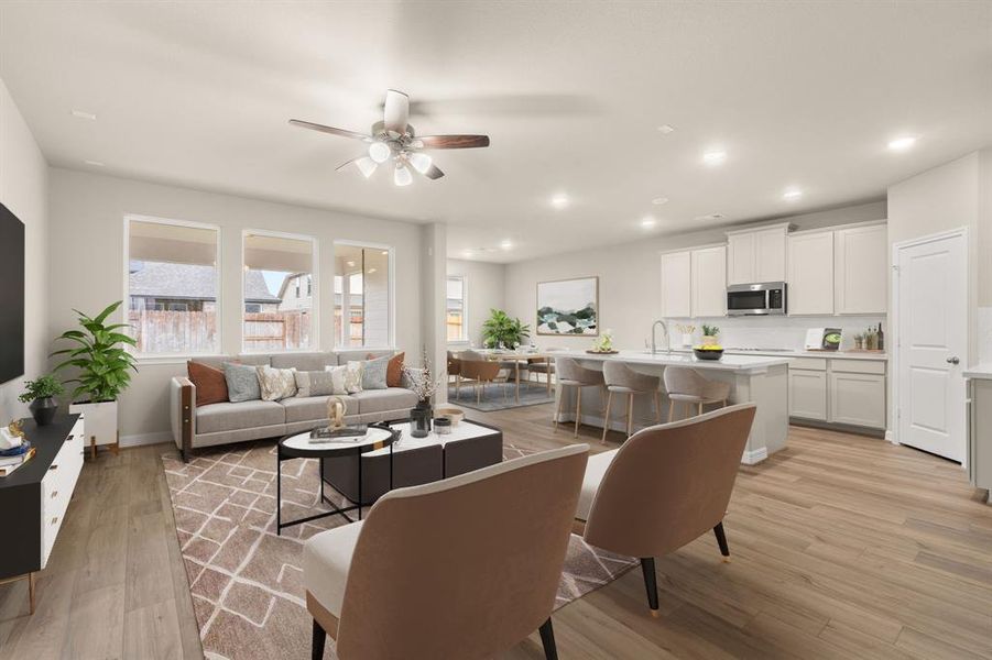 This home boasts a spacious open concept layout that combines the best of modern design and comfort for everyday living.