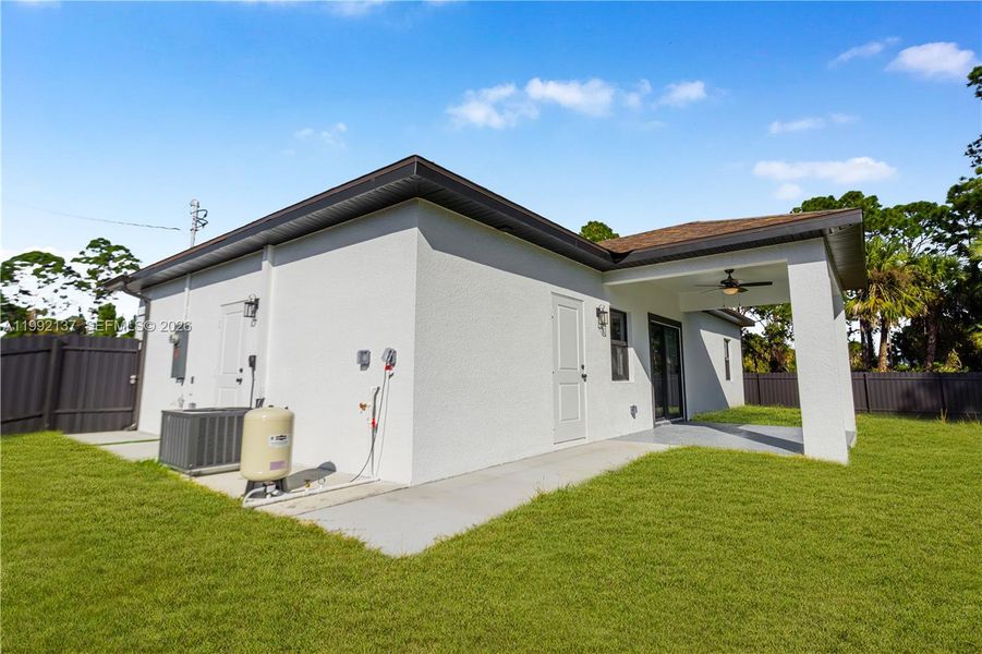 Exterior details and patio area of a home in , Lehigh Acres (Image 24). Exterior details and patio area of a home in , Lehigh Acres (Image 24).