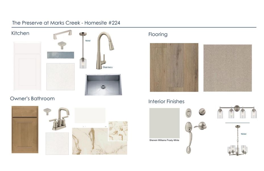 Sample of building materials used in homes in The Preserve at Marks Creek, Knightdale (Image 27). Sample of building materials used in homes in The Preserve at Marks Creek, Knightdale (Image 27).