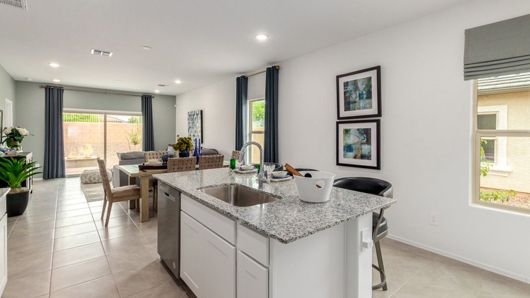 Furnished interior view inside a new home in Blackhawk, Tucson (Image 15).