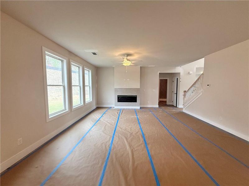 In-progress construction of a new home in , Hoschton, GA (Image 12).