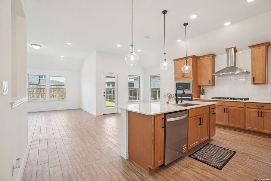 Furnished interior view inside a new home in , New Braunfels (Image 11).