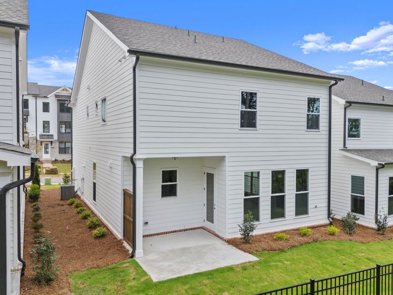 Representative exterior details of a home built from the The Castleberry by The Providence Group in Palisades Single Family, Cumming (Image 33).