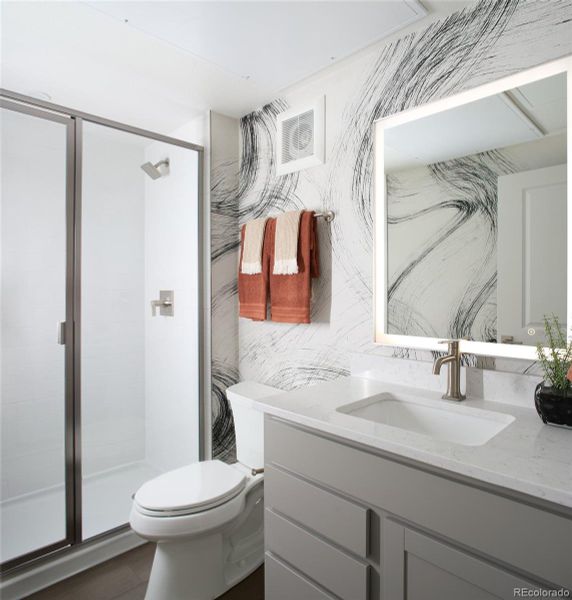 Furnished interior view inside a new home in , Denver (Image 5). Furnished interior view inside a new home in , Denver (Image 5).