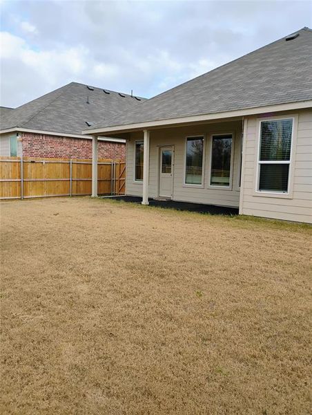Exterior details and patio area of a home in Cypress Creek: Classic Collection, Princeton (Image 29). Exterior details and patio area of a home in Cypress Creek: Classic Collection, Princeton (Image 29).