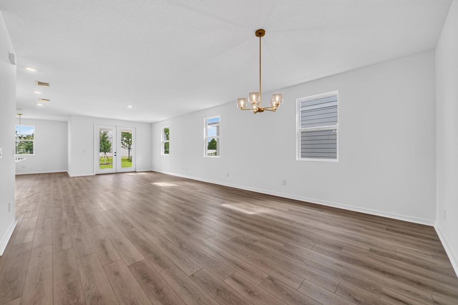 Spacious, unfurnished interior of a new home in Northlake at Ovation, Winter Garden (Image 16). Spacious, unfurnished interior of a new home in Northlake at Ovation, Winter Garden (Image 16).