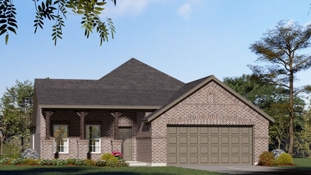 Representative exterior photo of a completed home built from the Concept 1849 by Landsea Homes in El Dorado, Granbury, TX (Image 6).